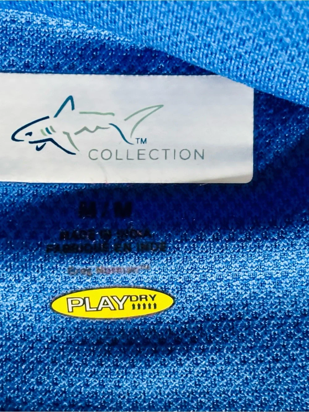 NWT Greg Norman Collection Men’s Long Sleeve Zip-Front Polo - Royal Blue - Picture 6 of 6